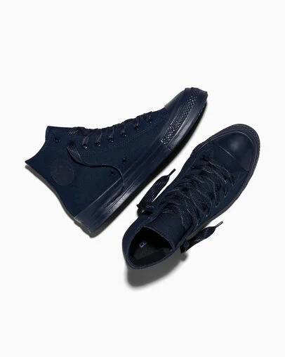 Chuck Taylor Throwback Heavy Duty Obsidian/Obsidian/Obsidian, Angled View