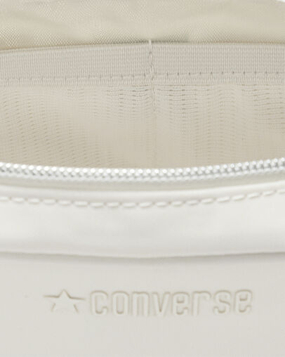 Nylon Chuck Crossbody Bag Egret, Detail View