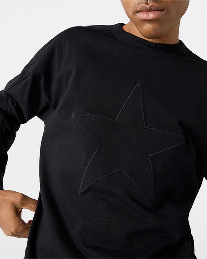 Heavyweight Jersey Crew Converse Black