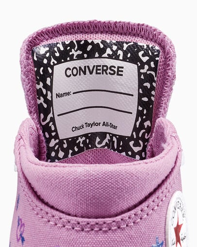 Chuck Taylor All Star Madison Easy-On Doodles Cliffside Rose/White/Black, Detail Angle View