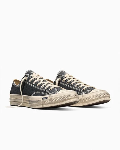 Converse x Madhappy Chuck 70 Black/Natural Ivory, Top and Side View