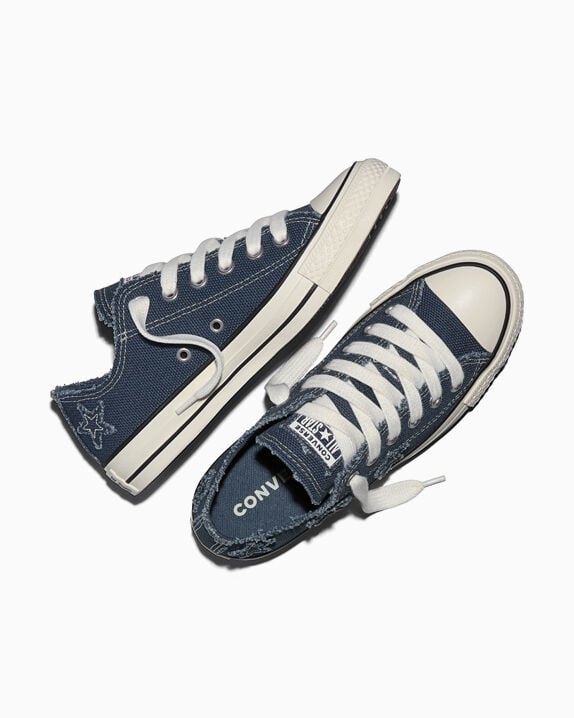 靴 A,PREESE CONVERSE ALL STAR Chuck Taylor All Star Distressed Stars Unisex Low Top Shoe