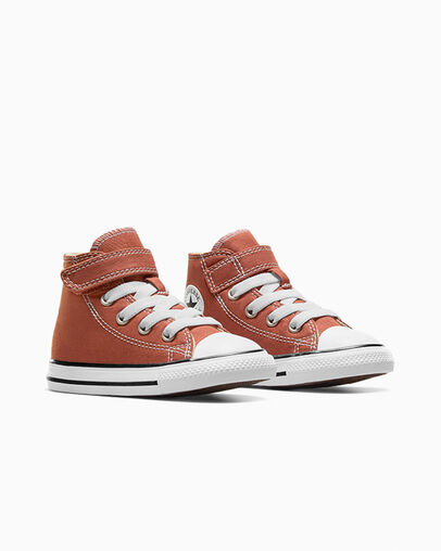 Chuck Taylor All Star Easy-On In A Nutshell Brown /White/Black, Top and Side View