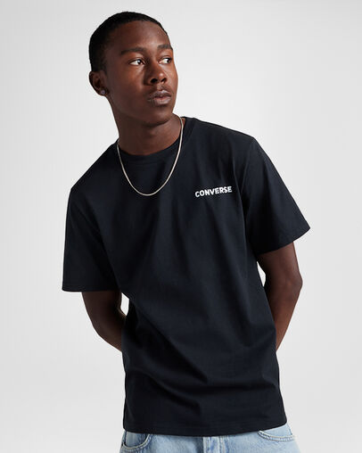 Otherworldly Transmissions T-Shirt Converse Black, Front View