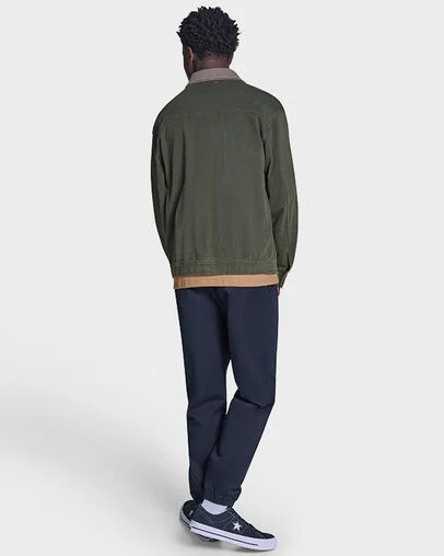 Essential Zip Jacket Good Natured Green, Detail View