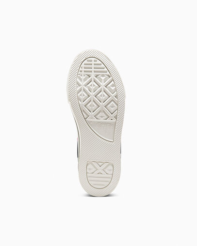 Chuck Taylor All Star Lift Embroidered Polka Dots Platform Black/Vintage White/Egret, Outsole View