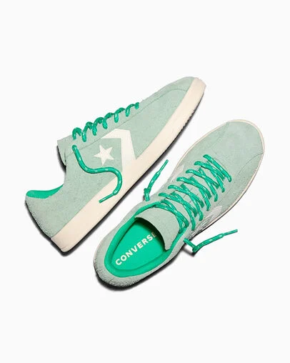 All Star Classic Trainer Suede Thyme Again Green/Lizard Breath Green/Egret