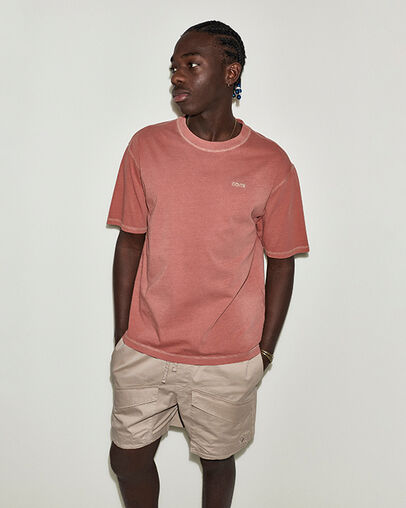 CONS Embroidered T-Shirt Burn Out, Front View