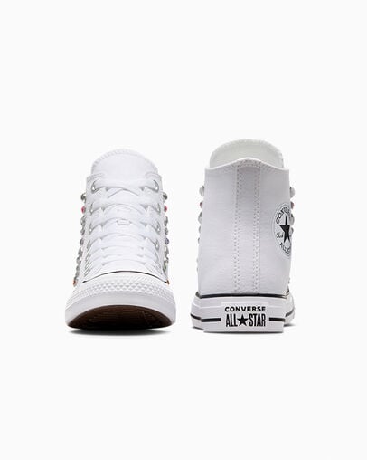 Chuck Taylor All Star Y2K Gems White/Black/White, Heel View