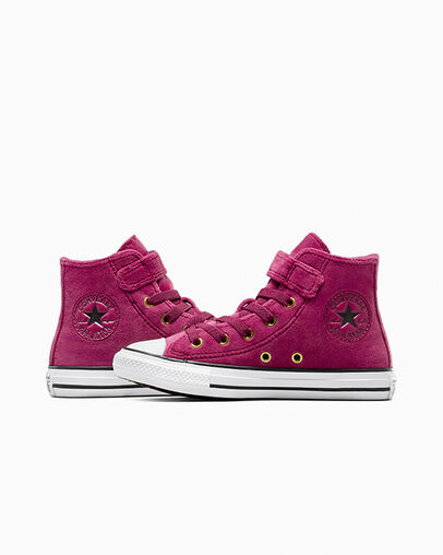 Chuck Taylor All Star Easy On Velvet Legend Berry/White/Black, Detail Angle View