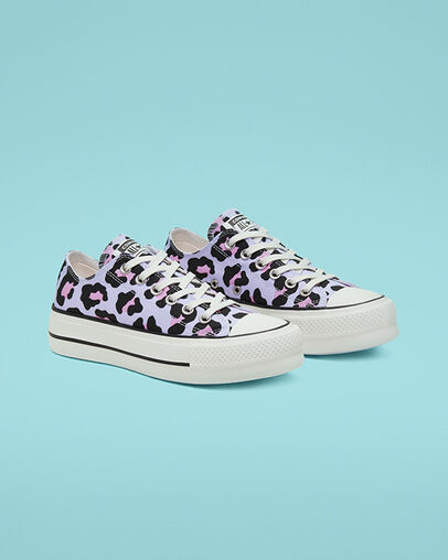 Leopard Platform Chuck Taylor All Star Vintage White/Multi/Black