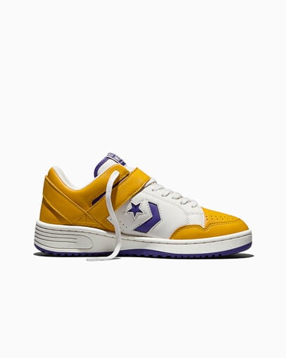 Converse x Engineered Garments Weapon Vintage White/Yellow, Outer Side View