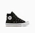 Chuck Taylor All Star Lift Platform Polka Dot & Bow Black/White/Black