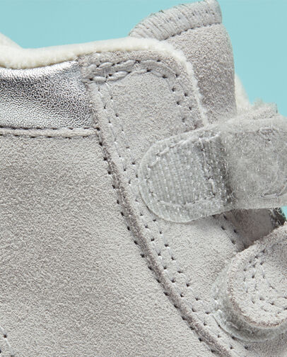 Hook and Loop Chuck Taylor All Star PC Boot Ash Grey/Pure Silver/Egret