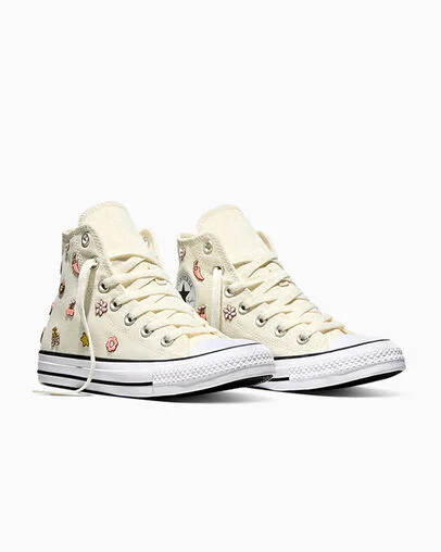 Chuck Taylor All Star Retro Embroidery Egret/Fresh Cut/Unearthed