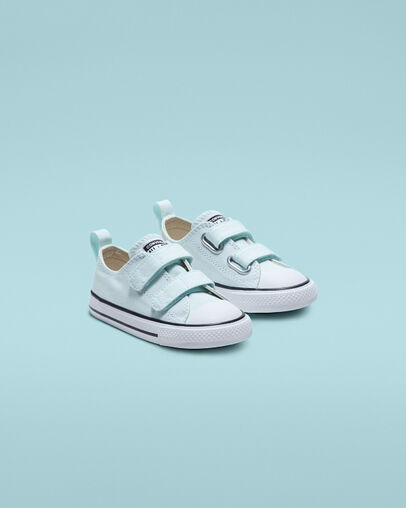 Chuck Taylor All Star Seasonal Hook and Loop Low Top Teal Tint/Natural Ivory/White