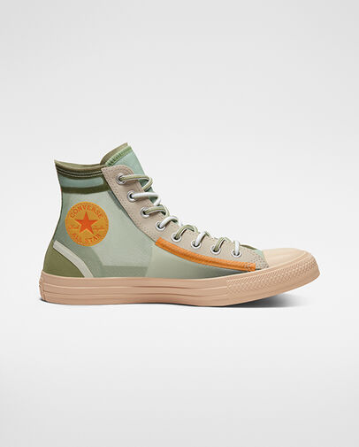 Translucent Mesh Utility Chuck Taylor All Star Deep Emerald/Shimmer/Papyrus