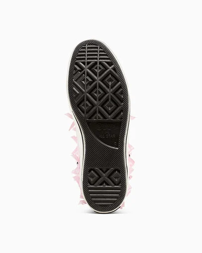 Chuck 70 Bows & Studs Pink Frosting/Egret/Black, Outsole View
