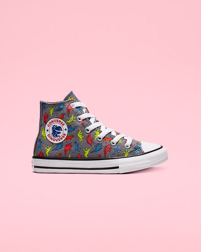 Chuck Taylor All Star Dinoverse High Top Cool Grey/Black/White