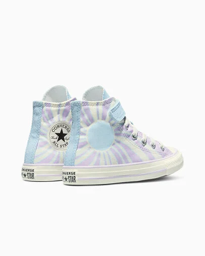Chuck Taylor All Star Easy-On Sunshine Clear Skies/Lavender Latte, Heel View