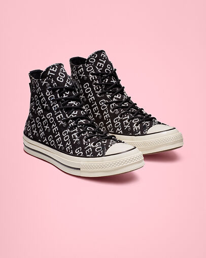Chuck 70 GORE TEX Canvas High Top Black/White/Brown