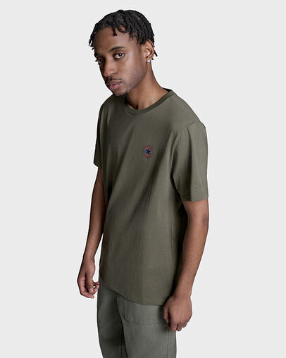 Chuck Taylor All Star Patch T-Shirt Utility Green, Detail View