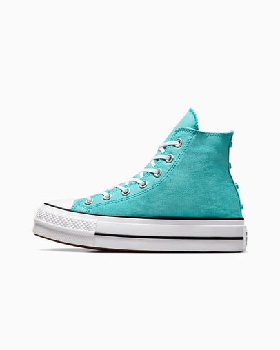 Chuck Taylor All Star Lift Platform Stars Ocean Drip/White/Black, Inner Side View