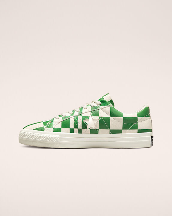 one star green converse