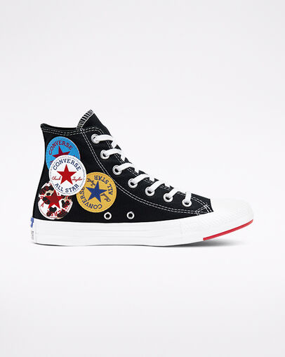 Logo Play Chuck Taylor All Star Black/University Red/Amarillo