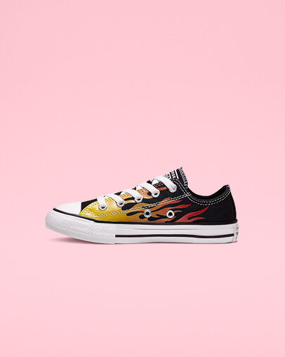 Archive Flames Chuck Taylor All Star Black/Enamel Red/Fresh Yellow