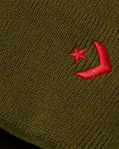 Foundation Beanie Dark Moss, Back View