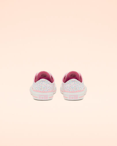 Chuck Taylor All Star Sprinkles Low Top White/Pink Glow/White
