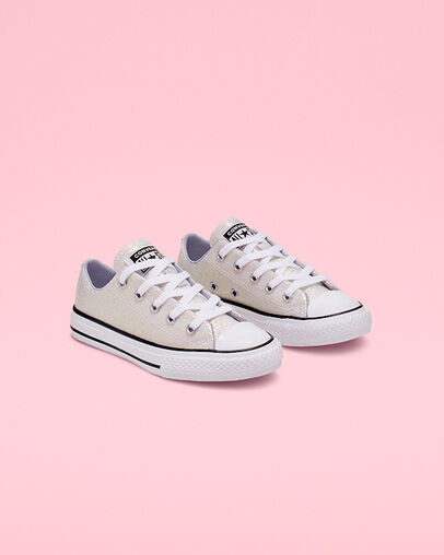 Coated Glitter Chuck Taylor All Star Wolf Grey/Black/White