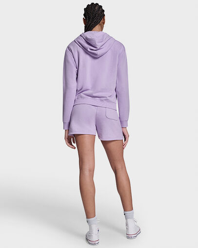 Chuck Taylor Patch Pullover Hoodie Lavender Latte Purple, Detail View