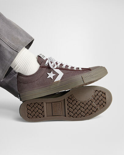 Star Player 76 Heavy Canvas Rugged Brown/Egret/White, Reflective View