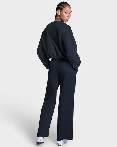 Bubble Sleeve Bomber Jacket Converse Black, Detail View