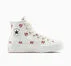 Chuck Taylor All Star Lift Platform Rose Cross Stitch Vintage White/Horizon Pink