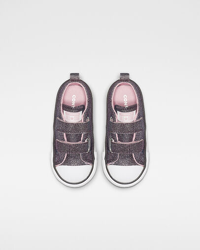 Chuck Taylor All Star Space Star Hook and Loop Low Top Coastal Pink/Silver/White