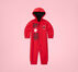 Chuck Taylor Patch Hooded Zip-Up Coverall Enamel Red