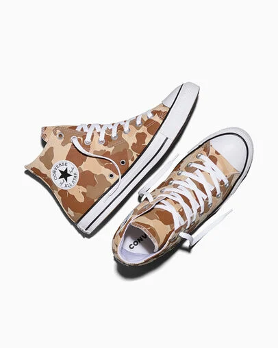 Chuck Taylor All Star Archival Camo Miso Glaze/Warm Quarry, Angled View