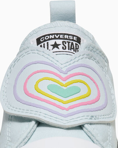 Chuck Taylor All Star Heart Strap Easy-On Winter Slay Blue /White/Black, Detail Angle View