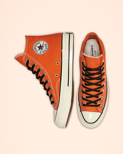 Vintage Canvas Chuck 70 Campfire Orange/Black/Egret