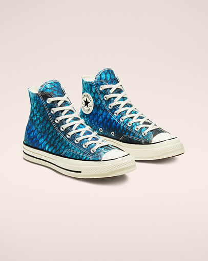 Animal Print Chuck 70 Teal/Egret/Black