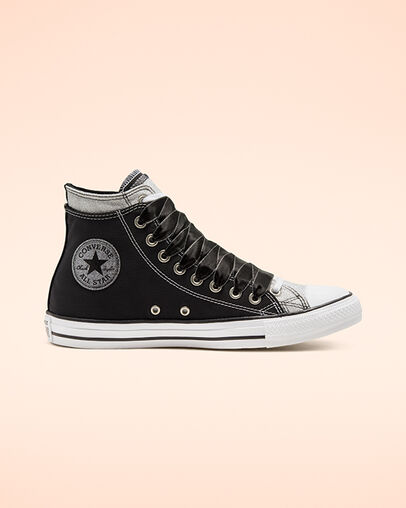Double Upper Chuck Taylor All Star Black/White/Black
