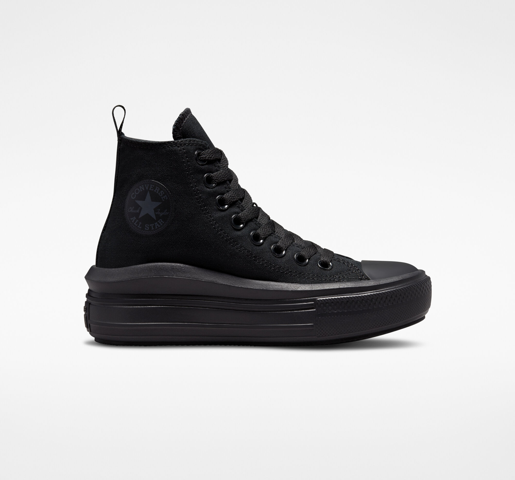 ナイキ コンバース CT All star Move Hi ブラック Chuck Taylor All Star Move Platform Big Kids High Top Shoe