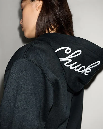 Signature Zip-Up Hoodie Converse Black