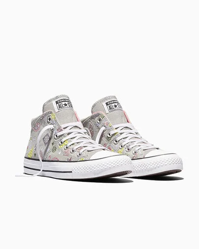 Chuck Taylor All Star Madison Light Grey/White/Black, Top and Side View