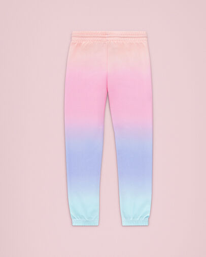 Gradient Joggers White, Back View