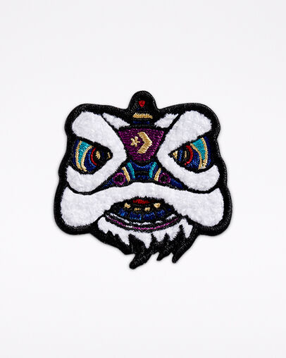 Converse Patches GREEN, Front View