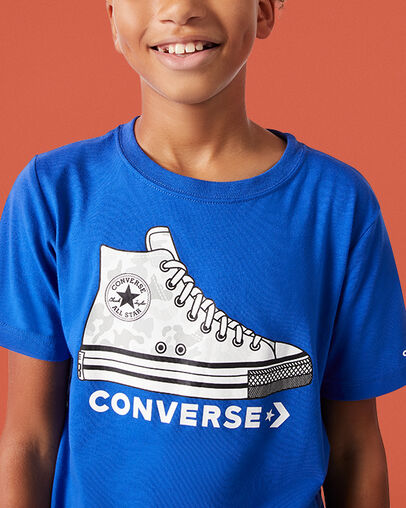 Printed Sneaker Tee Hyper Royal